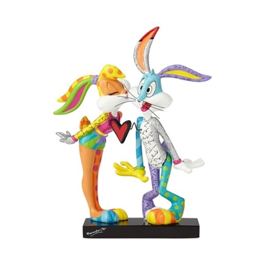 Looney Tunes By Britto - Lola Kissing Bugs Bunny 